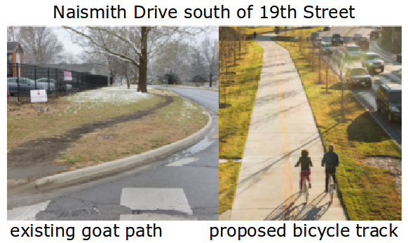 An Urgent Call for a Safe Naismith Drive Bikeway